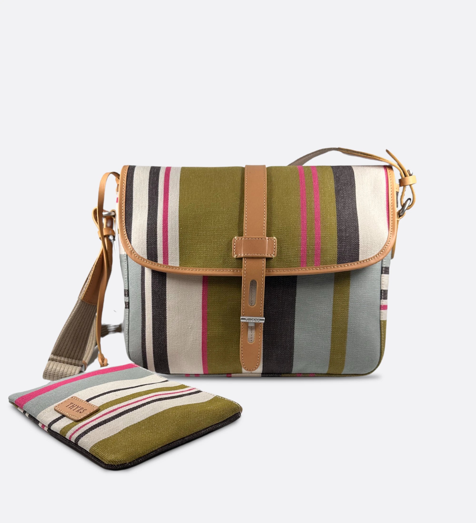 Besace rayée multico M THRS