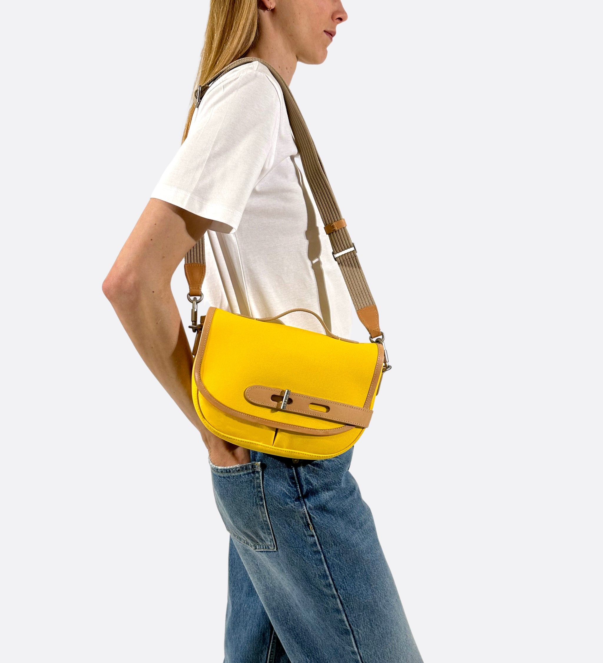 Besace S jaune asphalte, THYRS