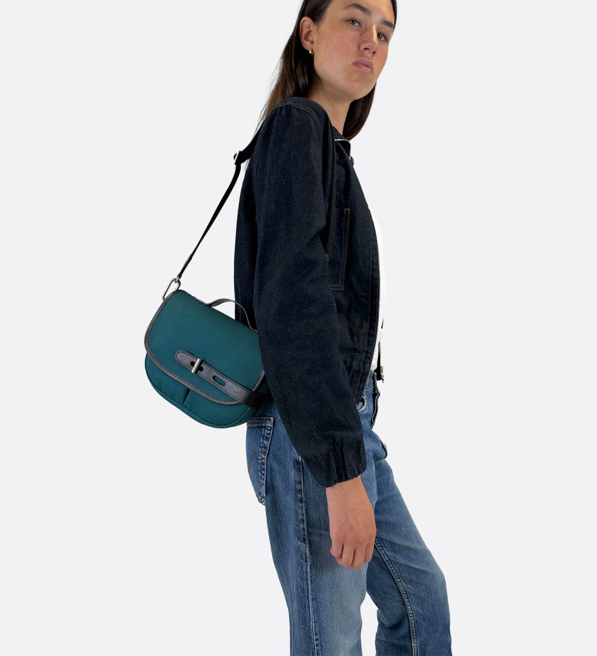 Besace Made in France vert THYRS