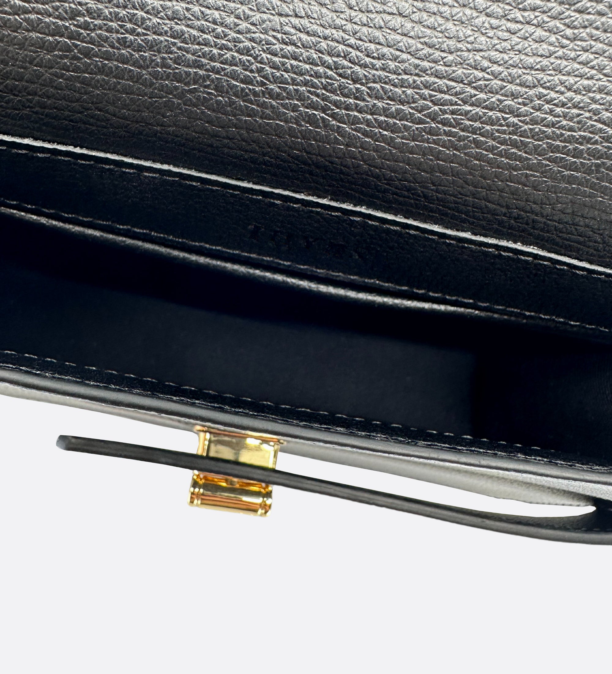 Petit Lalou, cuir grainé noir, THYRS