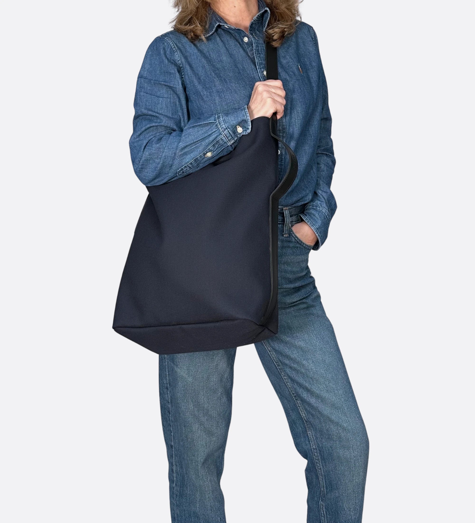 Tote bag Nord Sud marine THYRS