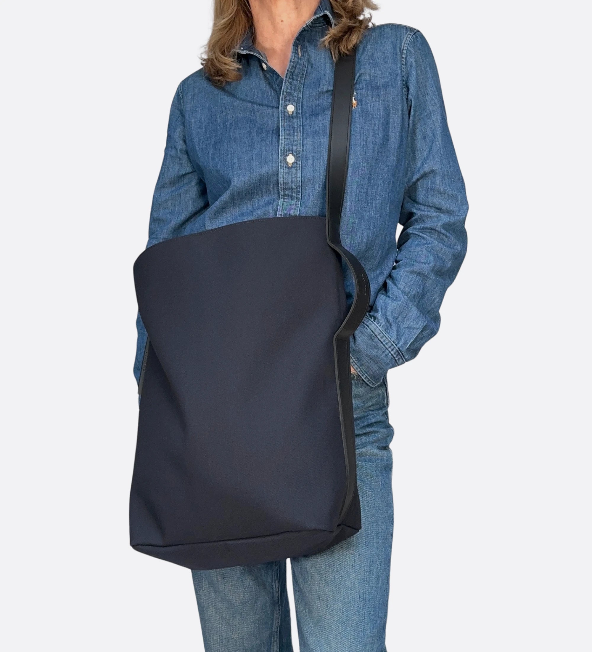 Tote bag Nord Sud marine THYRS