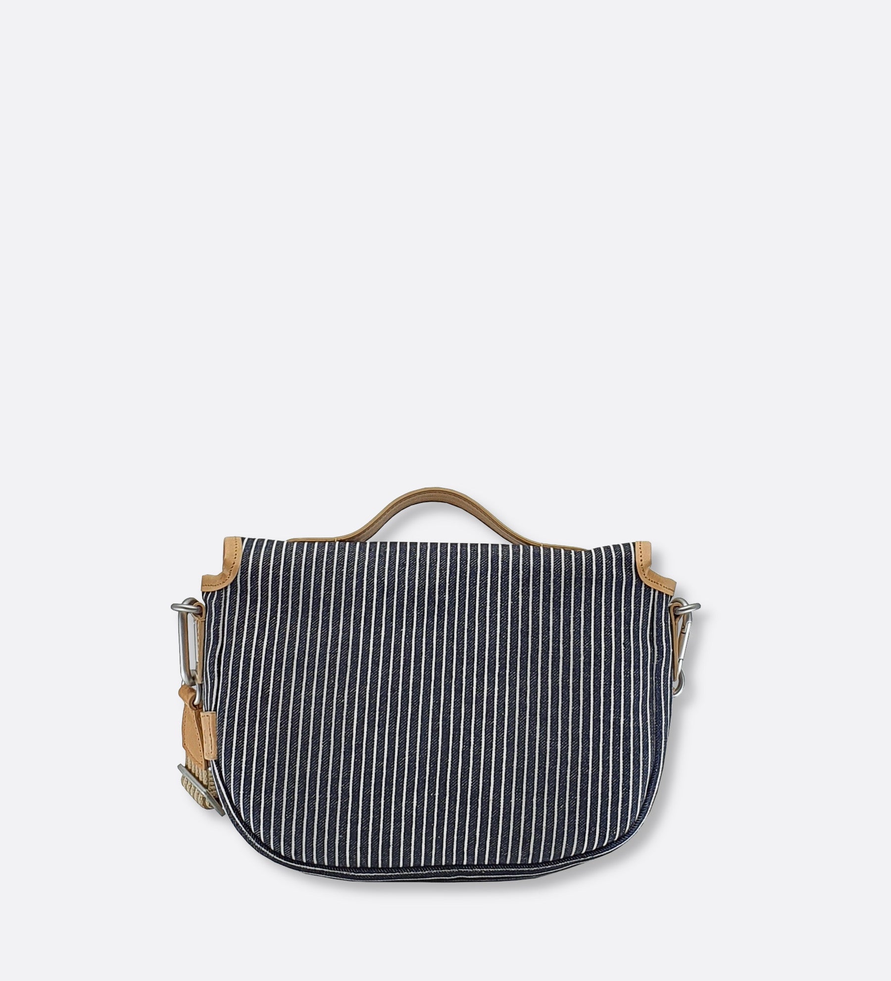 Besace Made in France ecodenim rayé THYRS