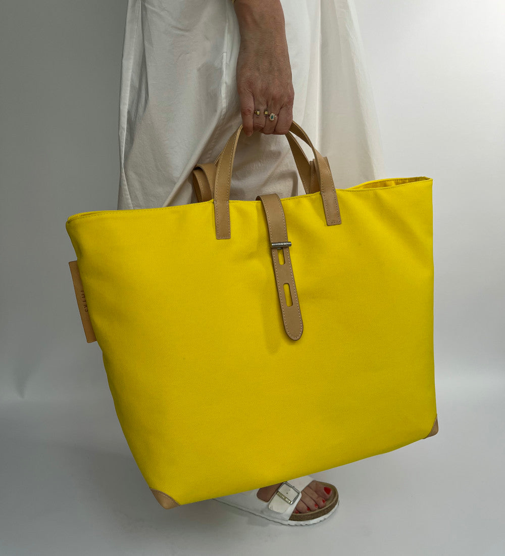 Tote bag fabriqué en France écoresponsable jaune par THYRS