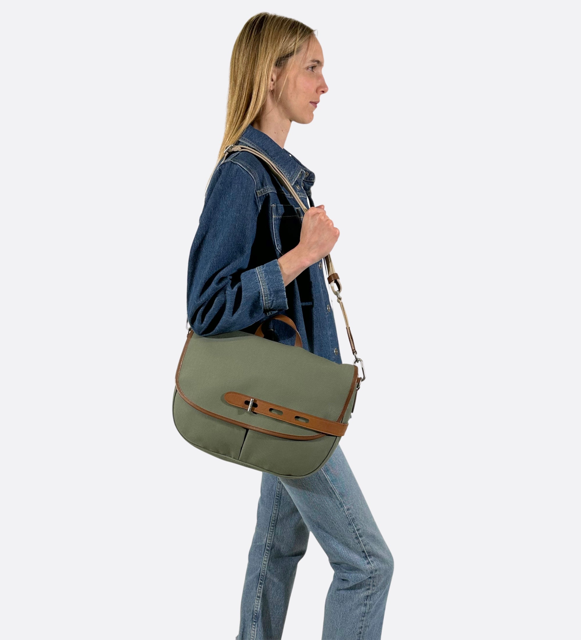 besace made in france THYRS kaki