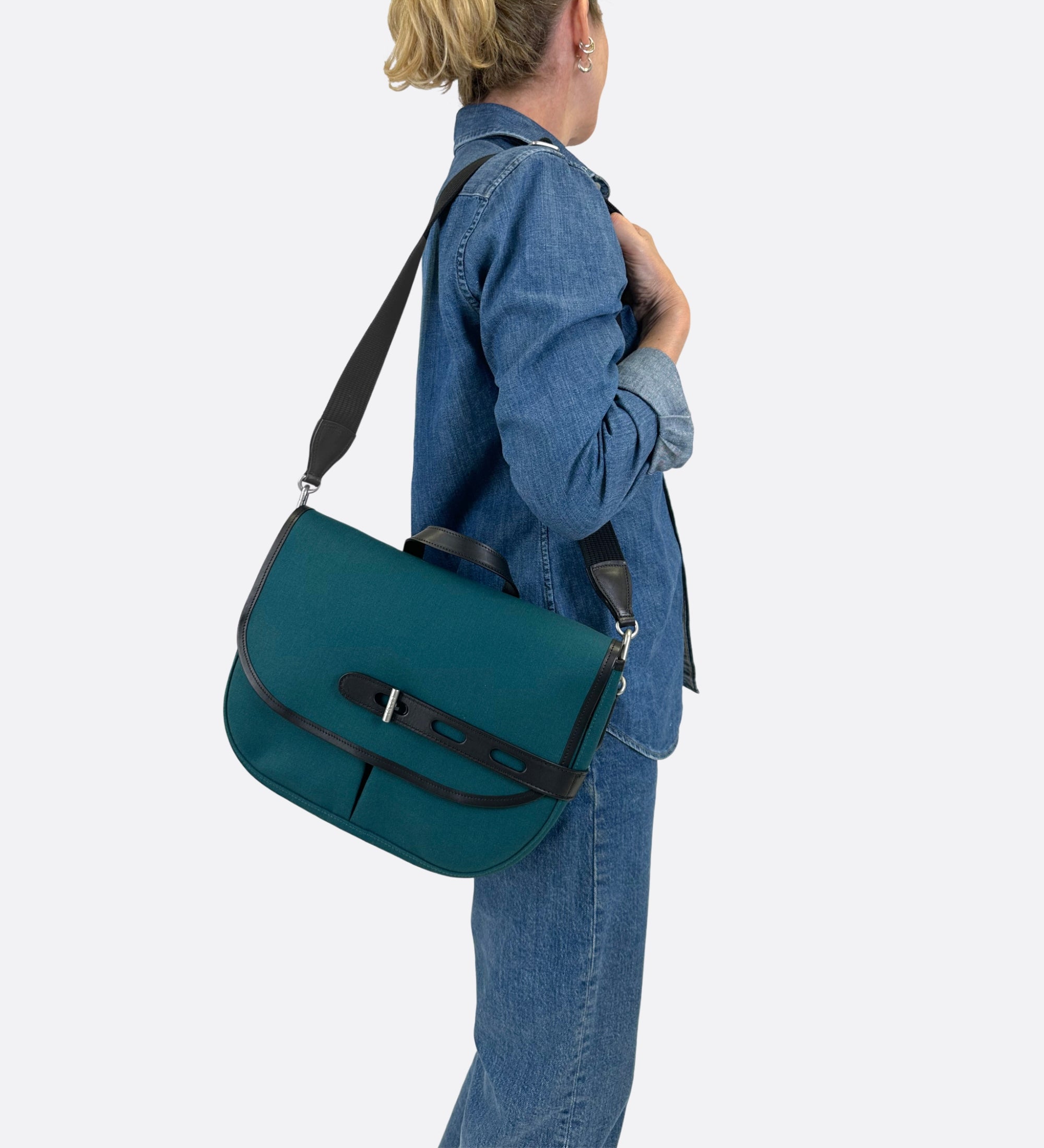 Besace moyenne Made in France vert THYRS