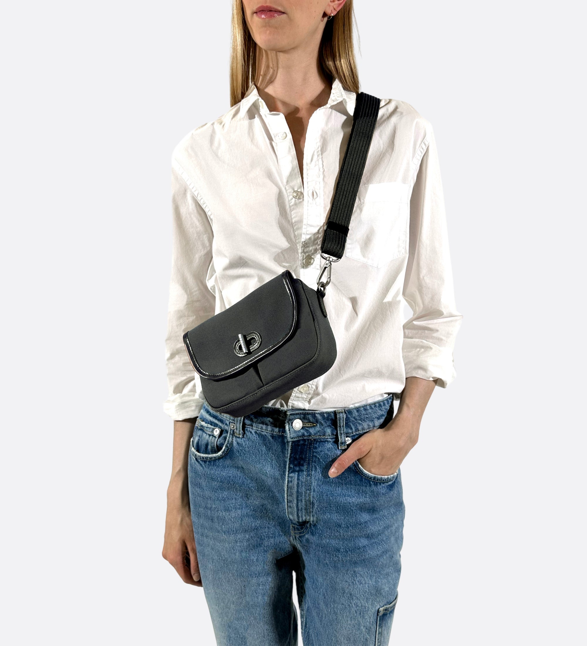 Besace XS charbon made in France