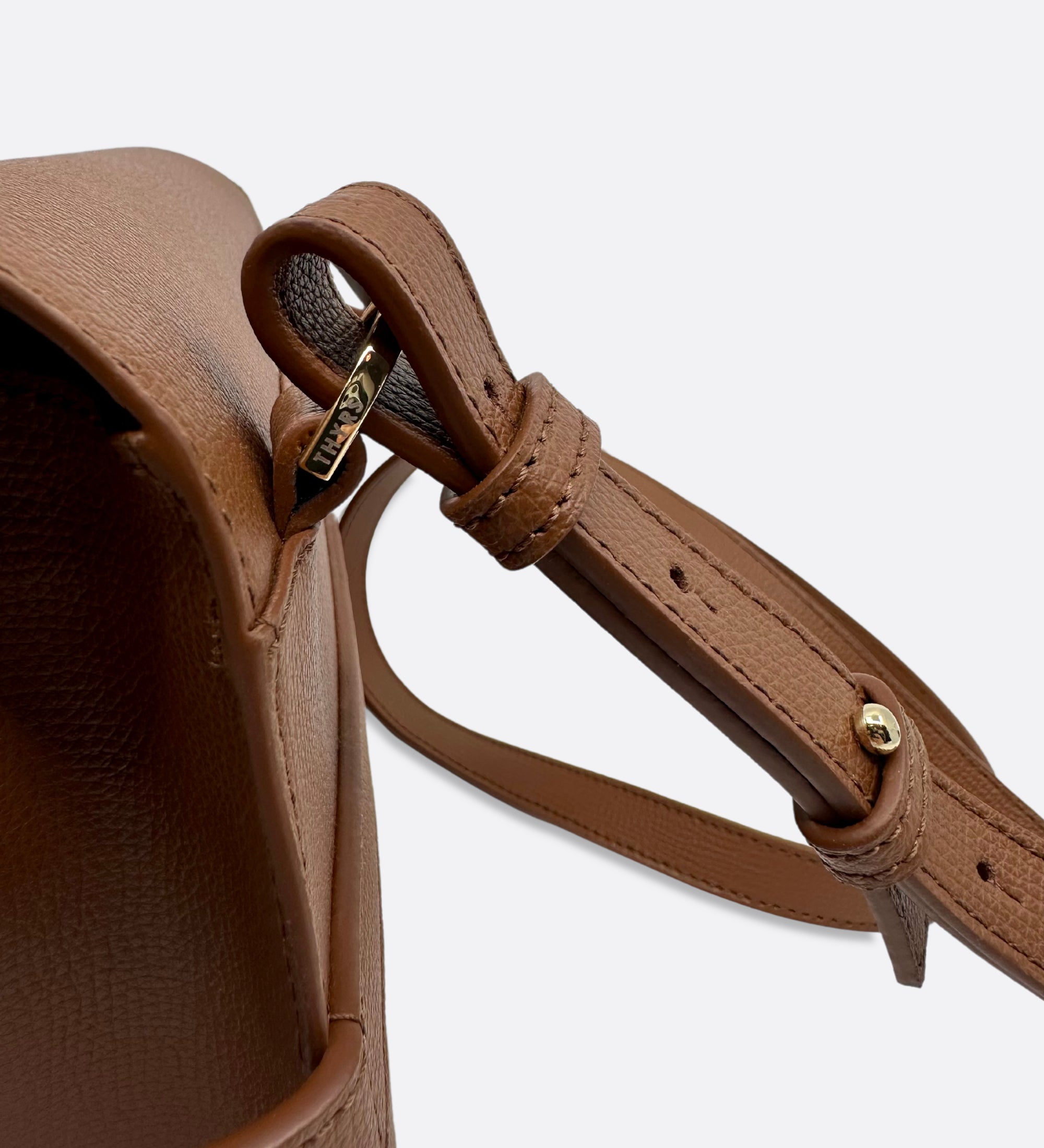 Sac Lalou cuir grainé caramel, THYRS