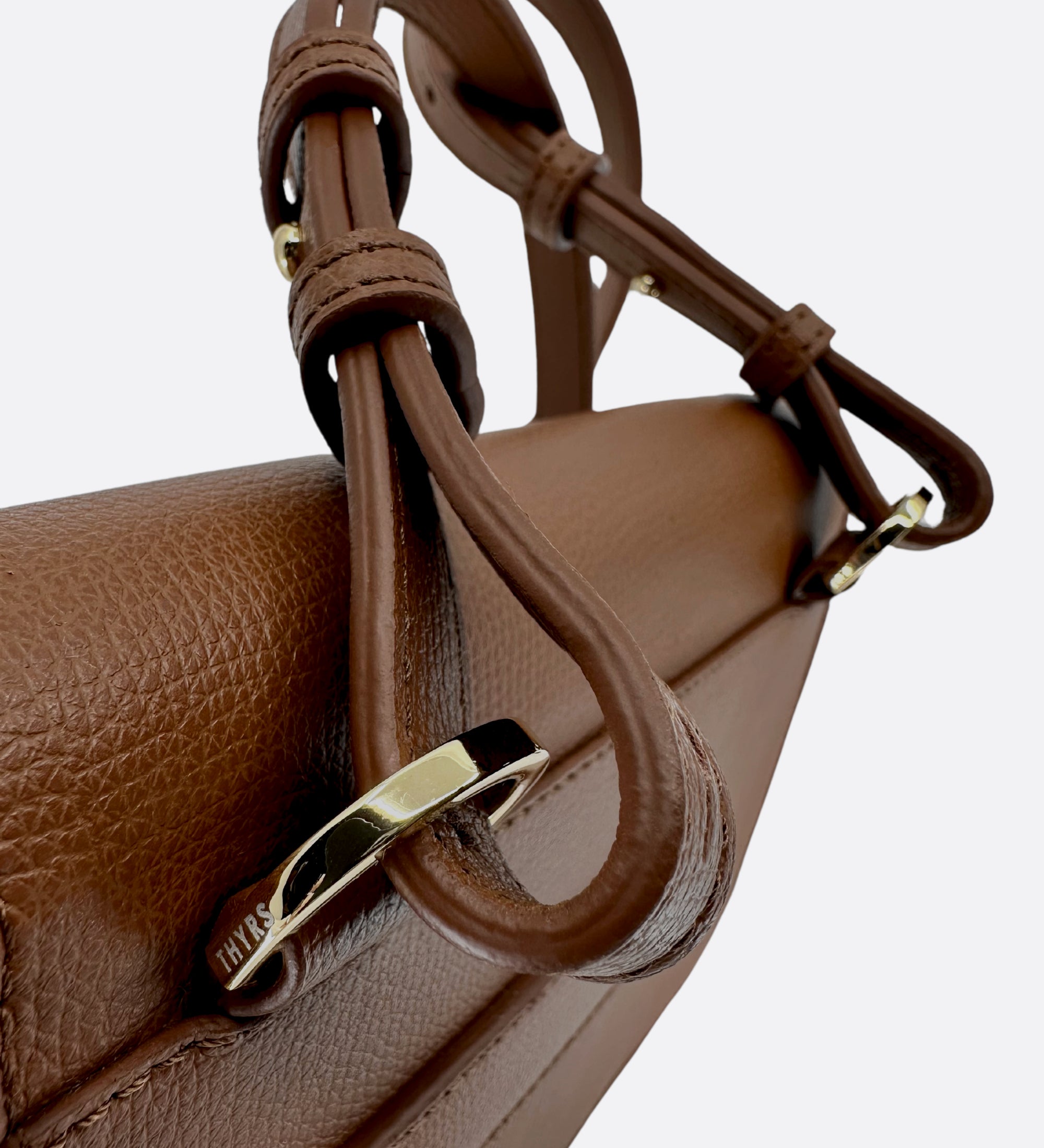 Petit Lalou, cuir grainé caramel, THYRS