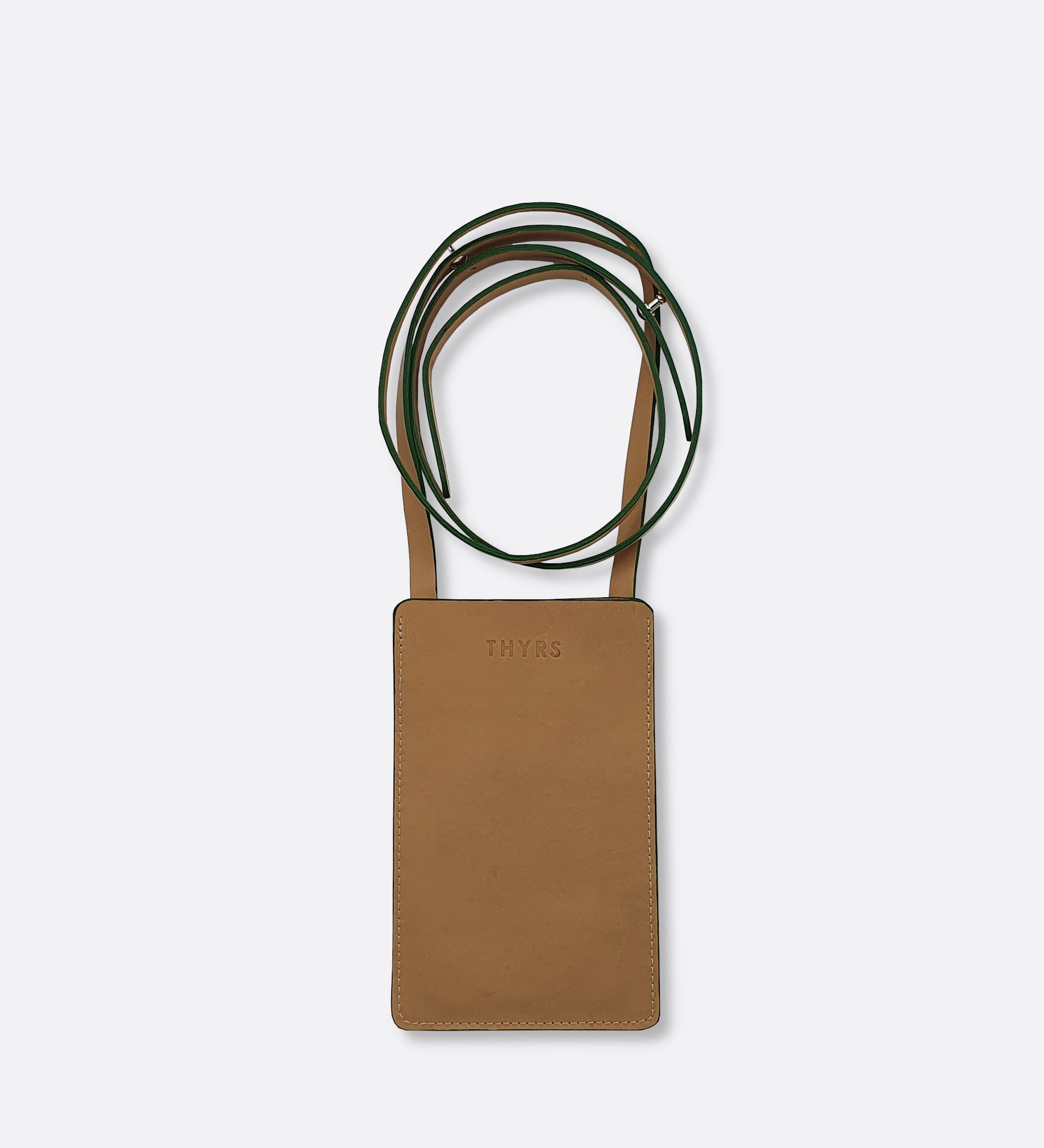 Porte-téléphone naturel / vert